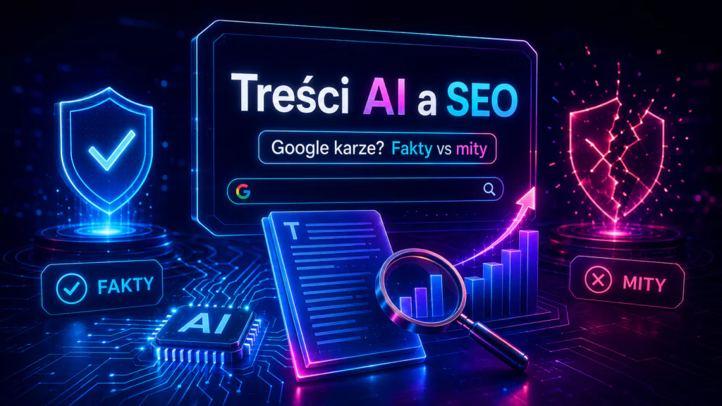 Treści pisane przez AI a SEO: czy Google to karze? Fakty vs mity